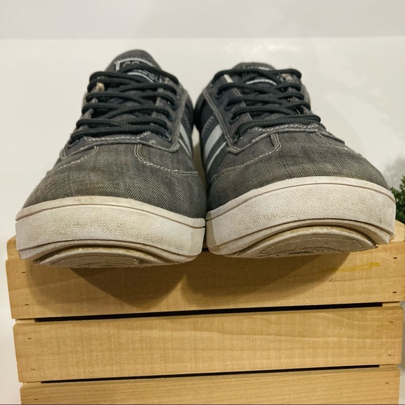 Coogi Men’s Charcoal Chambray Sneakers Size 13 - Picture 6 of 9